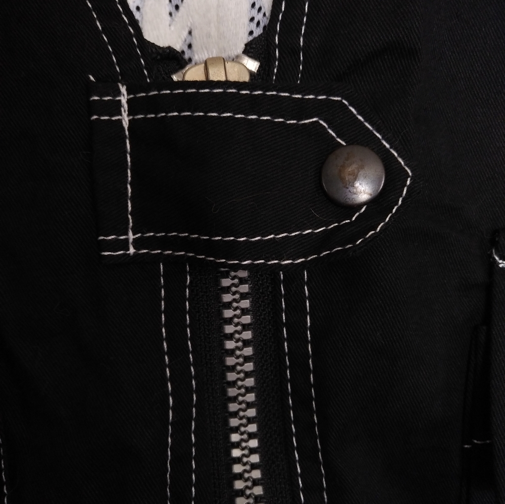Vintage 90s RARE Slammin' Vinyl Industrial Style Rave Vest - Picture 12 of 15